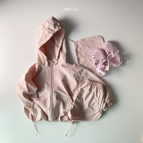 HERE I AM - Korean Children Fashion - #Kfashion4kids - Cos Anorak Bottom Pouch Set - 10