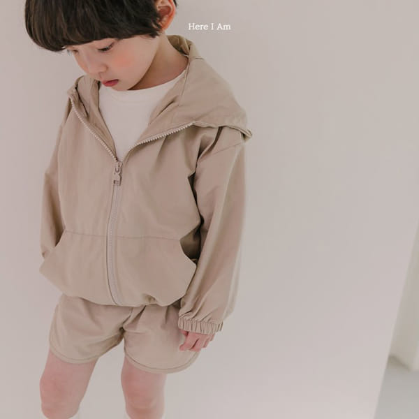 HERE I AM - Korean Children Fashion - #Kfashion4kids - Cos Anorak Bottom Pouch Set - 2