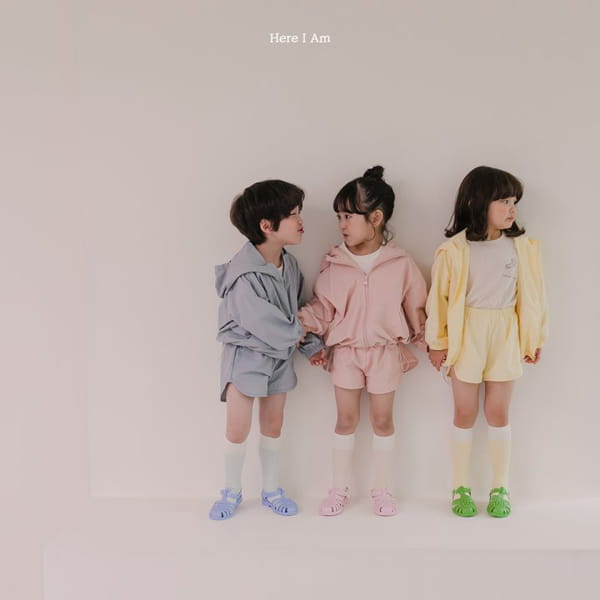 HERE I AM - Korean Children Fashion - #Kfashion4kids - Cos Anorak Bottom Pouch Set - 3