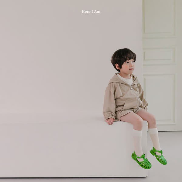 HERE I AM - Korean Children Fashion - #Kfashion4kids - Cos Anorak Bottom Pouch Set - 4