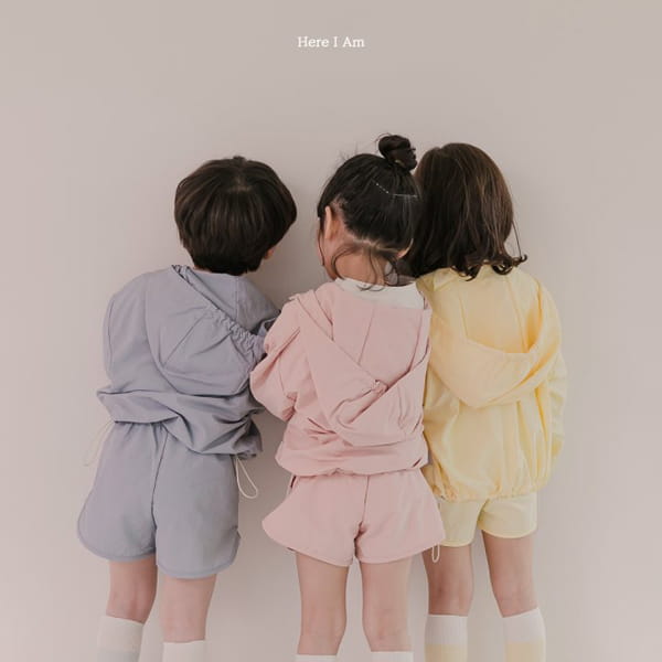 HERE I AM - Korean Children Fashion - #Kfashion4kids - Cos Anorak Bottom Pouch Set - 7