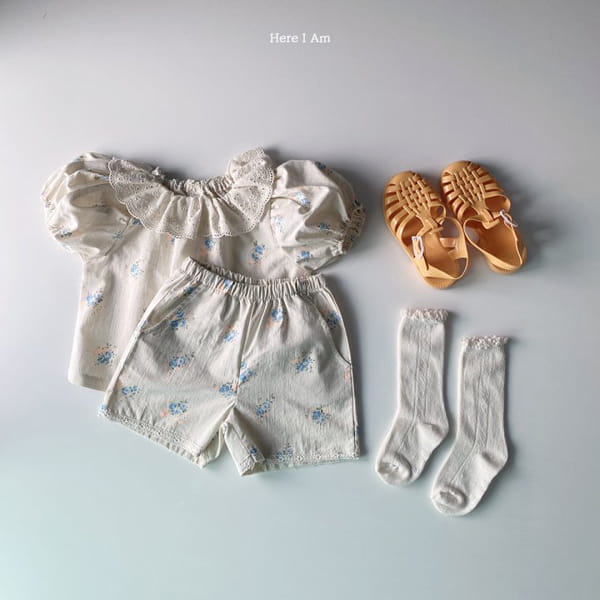 HERE I AM - Korean Children Fashion - #Kfashion4kids - Olivia Top Bottom Set - 10