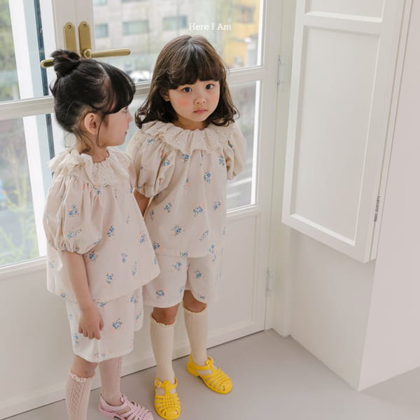 HERE I AM - Korean Children Fashion - #Kfashion4kids - Olivia Top Bottom Set - 2