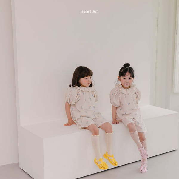 HERE I AM - Korean Children Fashion - #Kfashion4kids - Olivia Top Bottom Set - 3