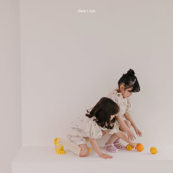HERE I AM - Korean Children Fashion - #Kfashion4kids - Olivia Top Bottom Set - 5