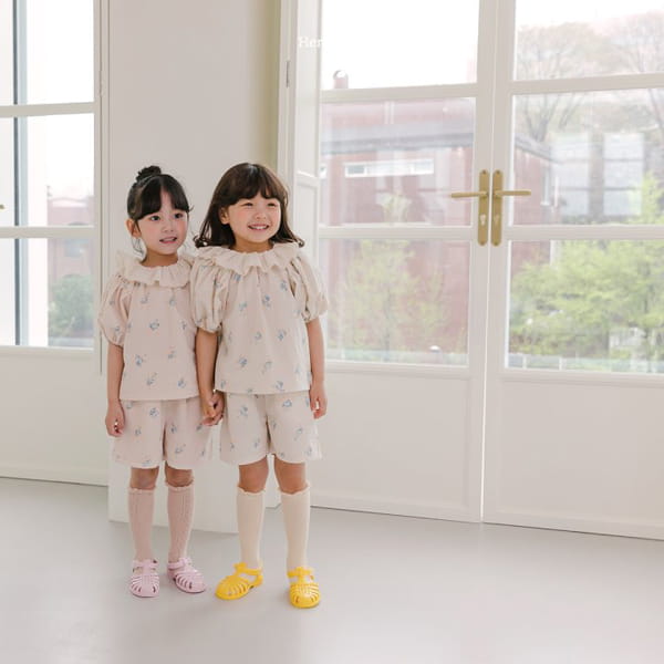 HERE I AM - Korean Children Fashion - #Kfashion4kids - Olivia Top Bottom Set - 7
