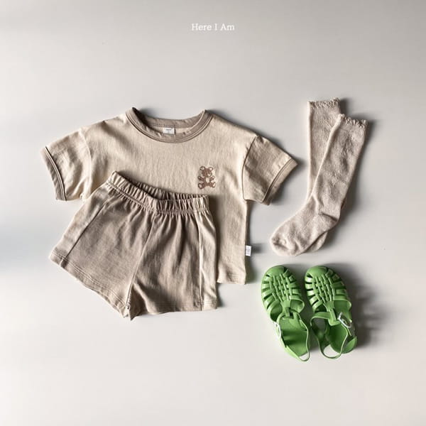 HERE I AM - Korean Children Fashion - #Kfashion4kids - Summer Animal Top Bototm Set - 10