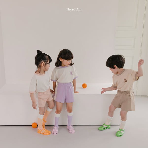 HERE I AM - Korean Children Fashion - #Kfashion4kids - Summer Animal Top Bototm Set - 2