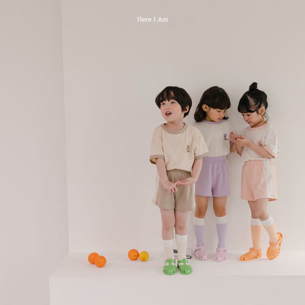 HERE I AM - Korean Children Fashion - #Kfashion4kids - Summer Animal Top Bototm Set - 4