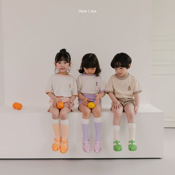 HERE I AM - Korean Children Fashion - #Kfashion4kids - Summer Animal Top Bototm Set - 7