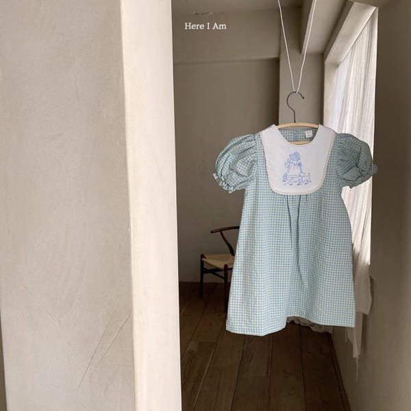 HERE I AM - Korean Children Fashion - #Kfashion4kids - Morley Check One-piece - 11