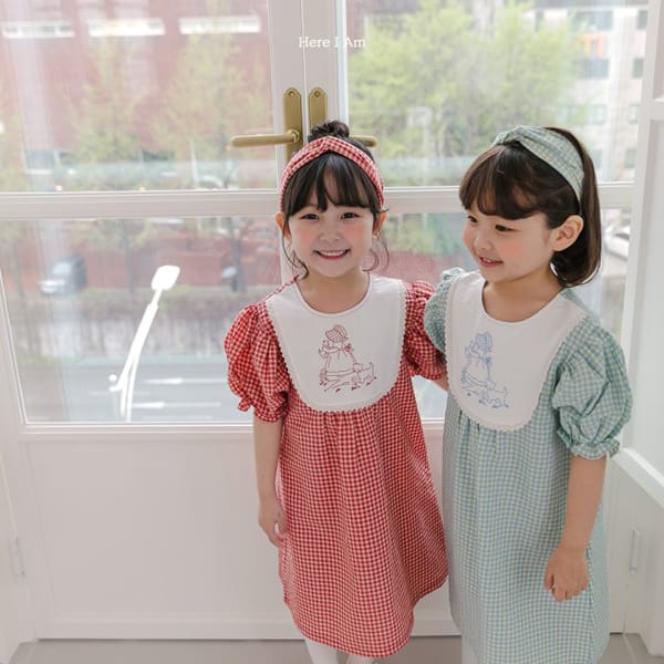 HERE I AM - Korean Children Fashion - #Kfashion4kids - Morley Check One-piece - 2