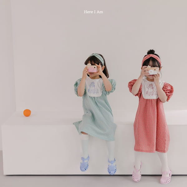 HERE I AM - Korean Children Fashion - #Kfashion4kids - Morley Check One-piece - 3