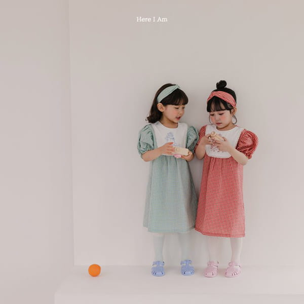 HERE I AM - Korean Children Fashion - #Kfashion4kids - Morley Check One-piece - 4