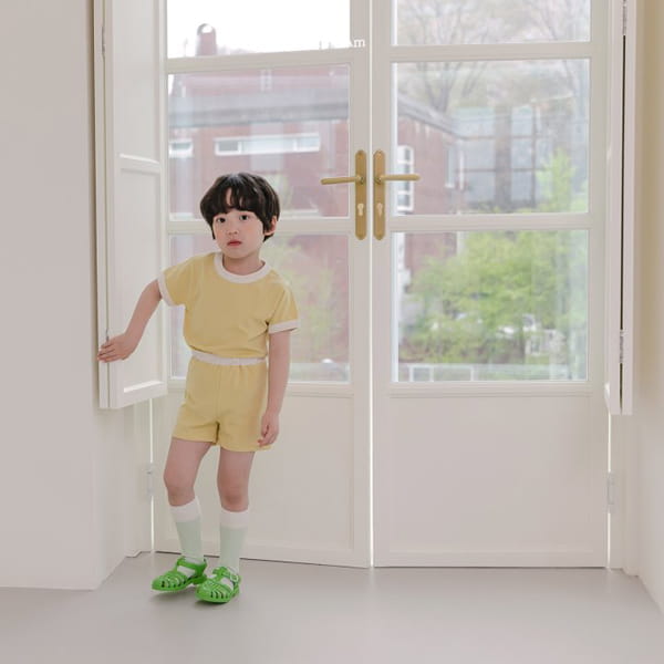 HERE I AM - Korean Children Fashion - #Kfashion4kids - Melo Cotton Span Top Bottom Set - 4