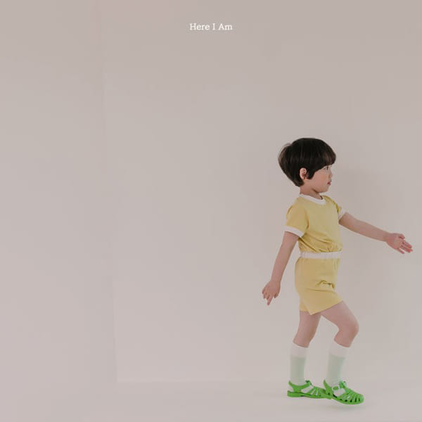 HERE I AM - Korean Children Fashion - #Kfashion4kids - Melo Cotton Span Top Bottom Set - 5