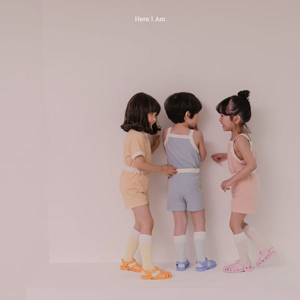 HERE I AM - Korean Children Fashion - #Kfashion4kids - Melo Cotton Span Top Bottom Set - 8