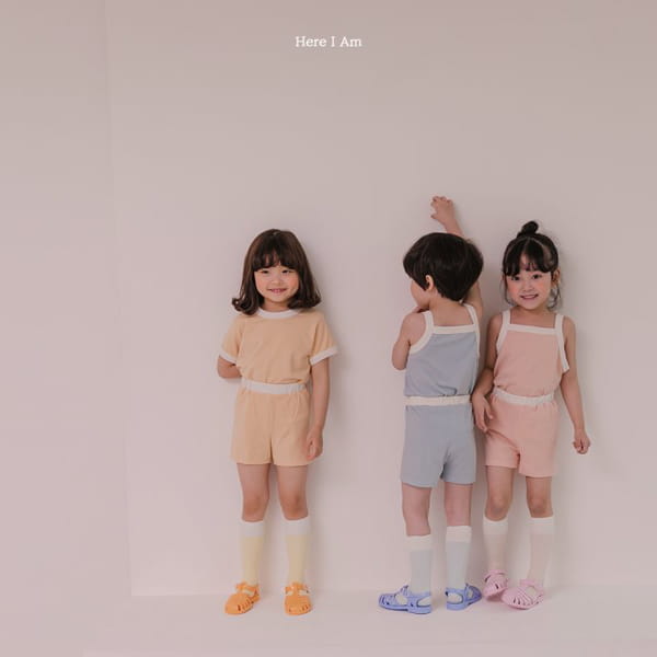 HERE I AM - Korean Children Fashion - #Kfashion4kids - Melo Cotton Span Top Bottom Set - 9
