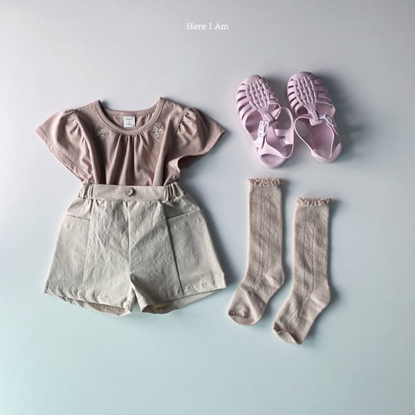 HERE I AM - Korean Children Fashion - #Kfashion4kids - Daisy Shirring Tee - 10