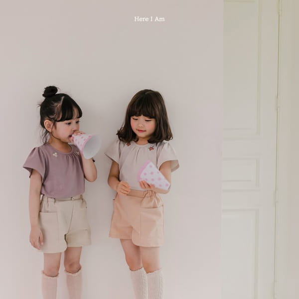 HERE I AM - Korean Children Fashion - #Kfashion4kids - Daisy Shirring Tee - 4