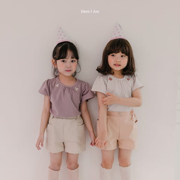HERE I AM - Korean Children Fashion - #Kfashion4kids - Daisy Shirring Tee - 5