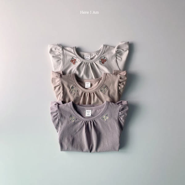HERE I AM - Korean Children Fashion - #Kfashion4kids - Daisy Shirring Tee - 8