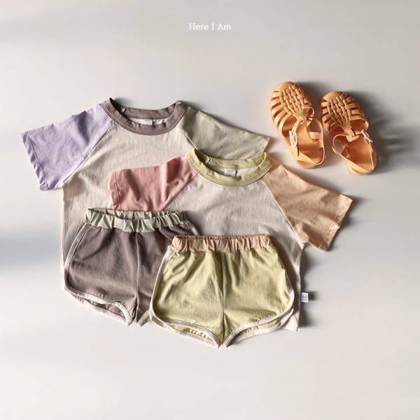 HERE I AM - Korean Children Fashion - #Kfashion4kids - Plate Top Bottom Set - 8
