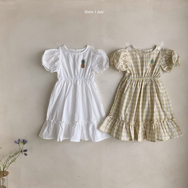 HERE I AM - Korean Children Fashion - #Kfashion4kids - Pineapple Tulip One-piece - 10