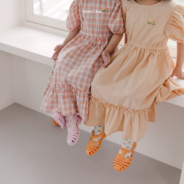 HERE I AM - Korean Children Fashion - #Kfashion4kids - Pineapple Tulip One-piece - 2