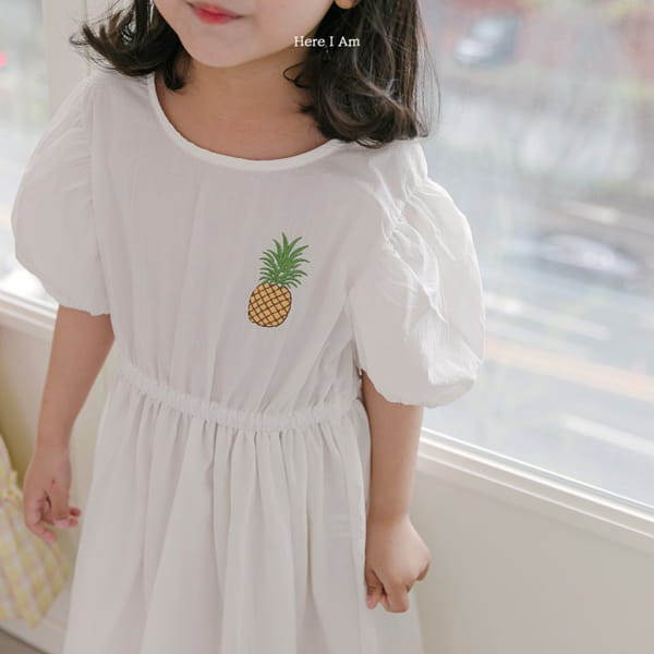 HERE I AM - Korean Children Fashion - #Kfashion4kids - Pineapple Tulip One-piece - 3