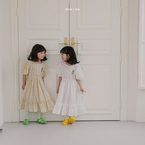 HERE I AM - Korean Children Fashion - #Kfashion4kids - Pineapple Tulip One-piece - 7