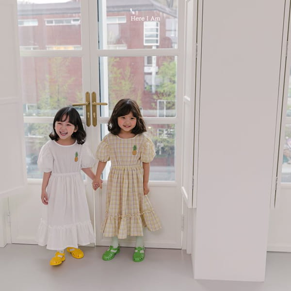 HERE I AM - Korean Children Fashion - #Kfashion4kids - Pineapple Tulip One-piece - 9