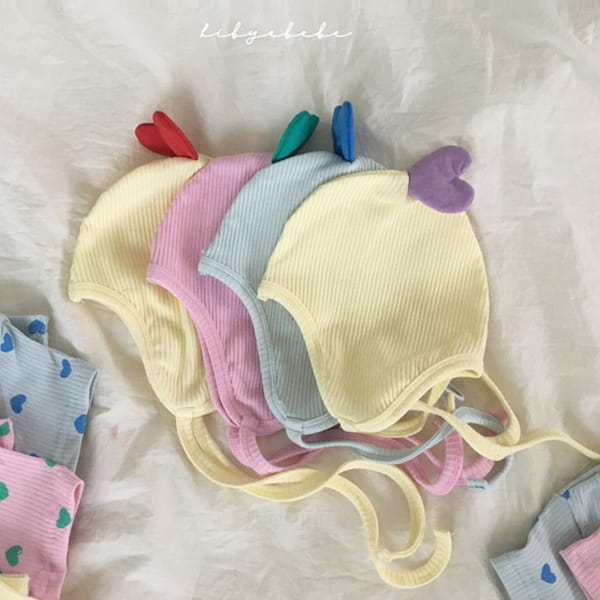 HI BYEBEBE - Korean Children Fashion - #Kfashion4kids - Heart Bonnet