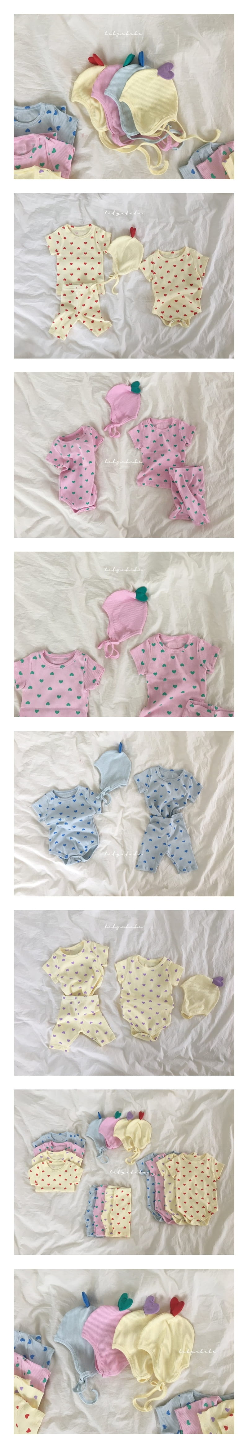 HI BYEBEBE - Korean Children Fashion - #Kfashion4kids - Heart Bonnet - 2