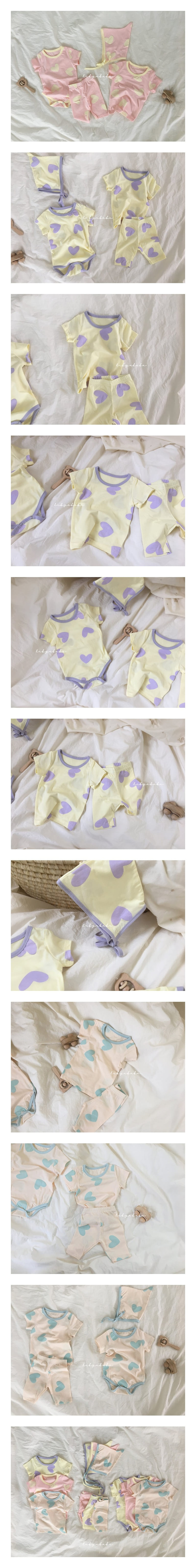 HI BYEBEBE - Korean Children Fashion - #Kfashion4kids - Heart Heart Easywear - 2