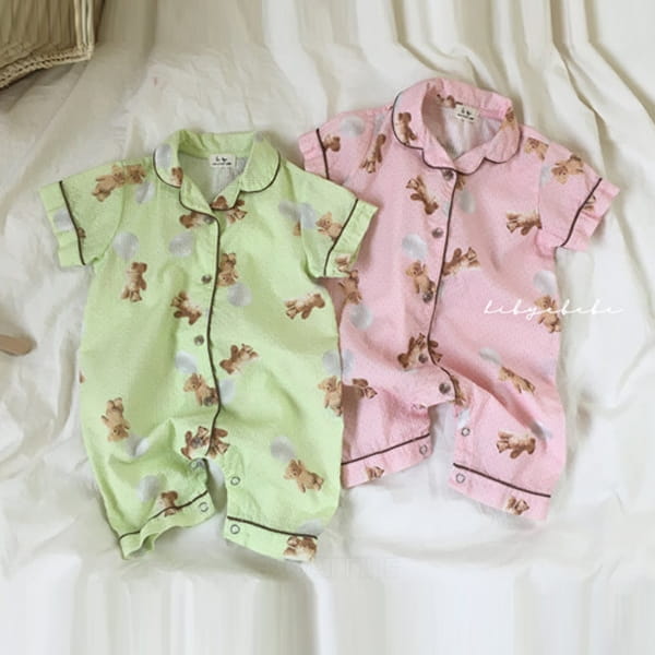 HI BYEBEBE - Korean Children Fashion - #Kfashion4kids - Bear Dong Dong Pajamas 