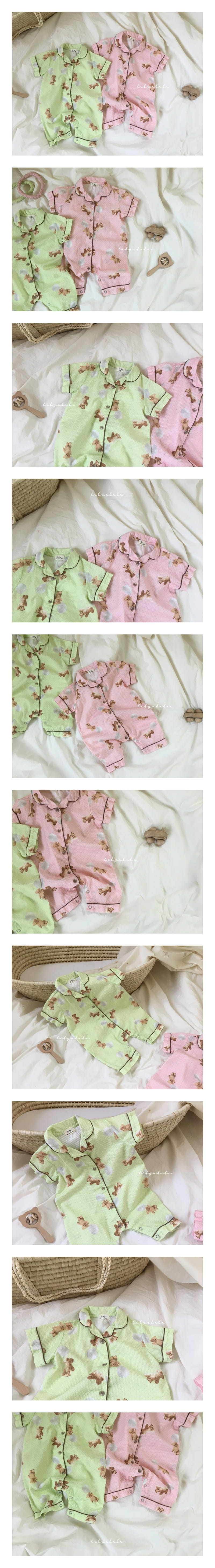HI BYEBEBE - Korean Children Fashion - #Kfashion4kids - Bear Dong Dong Pajamas  - 2