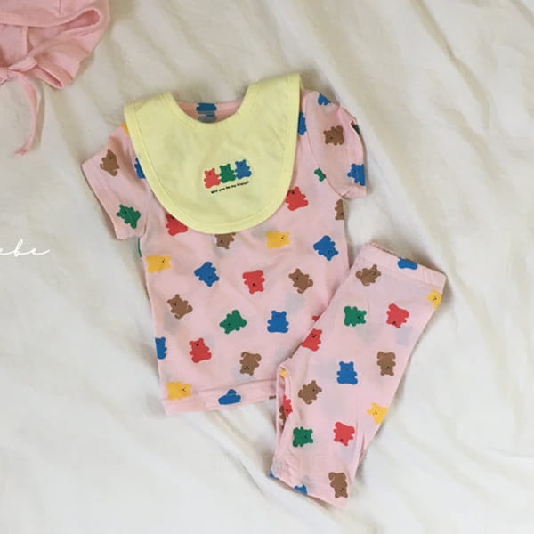 HI BYEBEBE - Korean Children Fashion - #Kfashion4kids - Pang Pang Bear Bib