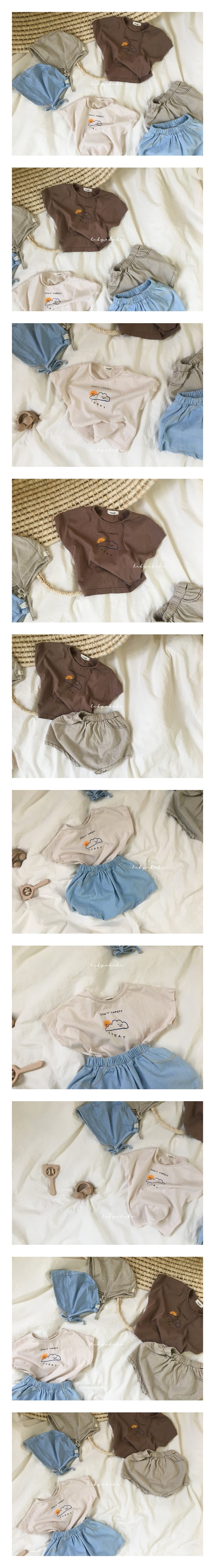 HI BYEBEBE - Korean Children Fashion - #Kfashion4kids - Cloud Top Bottom Set - 2