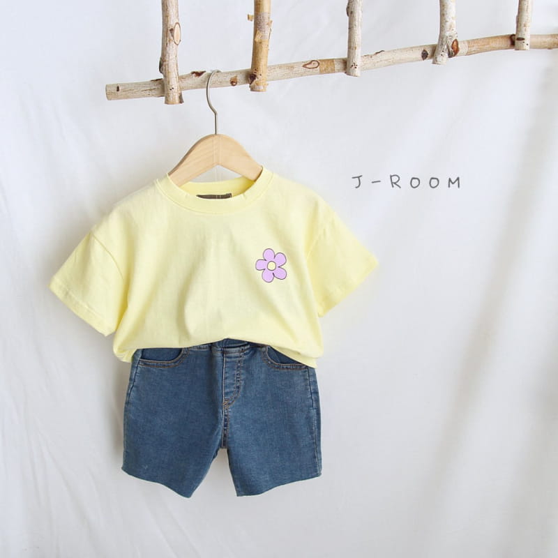 J-ROOM - Korean Children Fashion - #Kfashion4kids - Span Denim Shorts - 6
