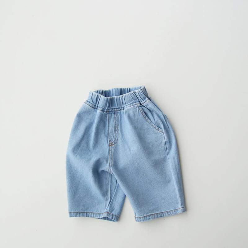 J-ROOM - Korean Children Fashion - #Kfashion4kids - Baggy Capri Jeans - 2