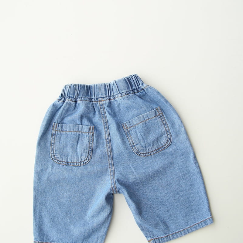 J-ROOM - Korean Children Fashion - #Kfashion4kids - Baggy Capri Jeans - 5
