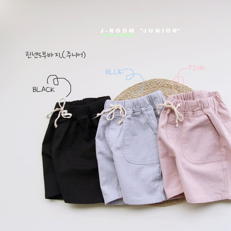 J-ROOM - Korean Children Fashion - #Kfashion4kids - Linen Shorts