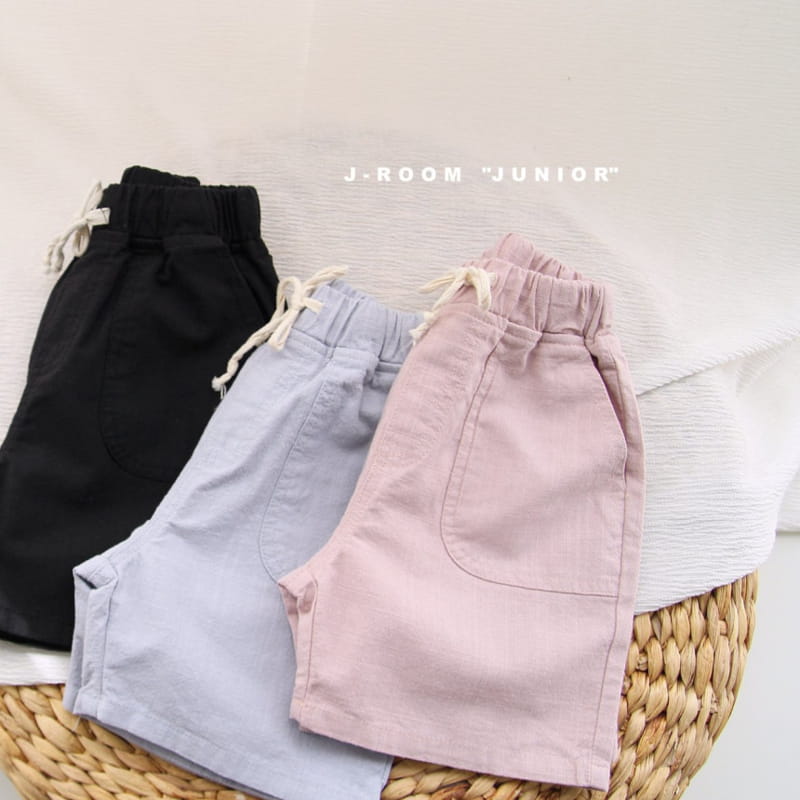 J-ROOM - Korean Children Fashion - #Kfashion4kids - Linen Shorts - 2