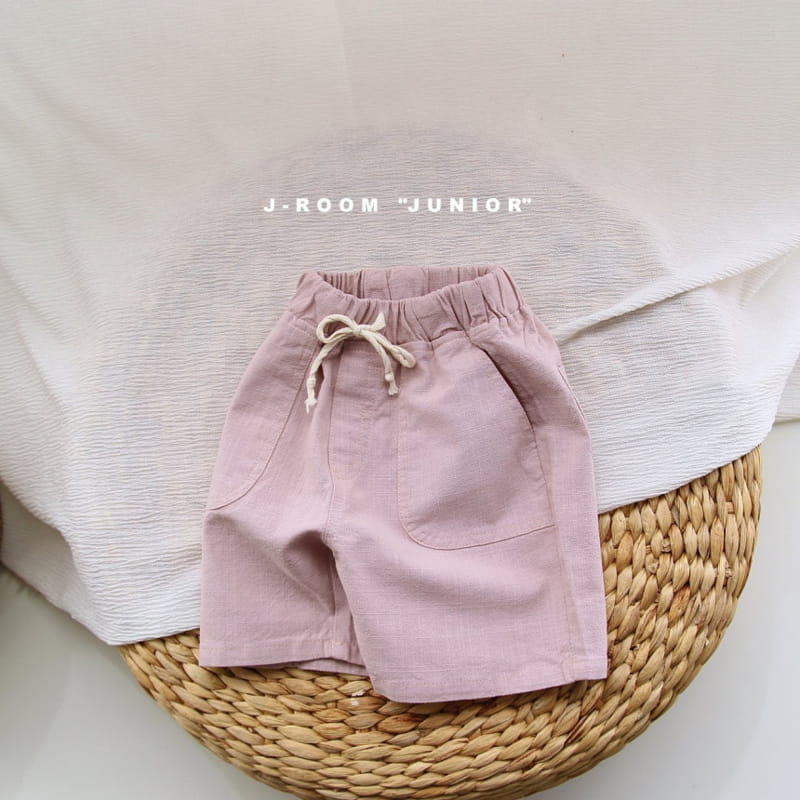 J-ROOM - Korean Children Fashion - #Kfashion4kids - Linen Shorts - 3