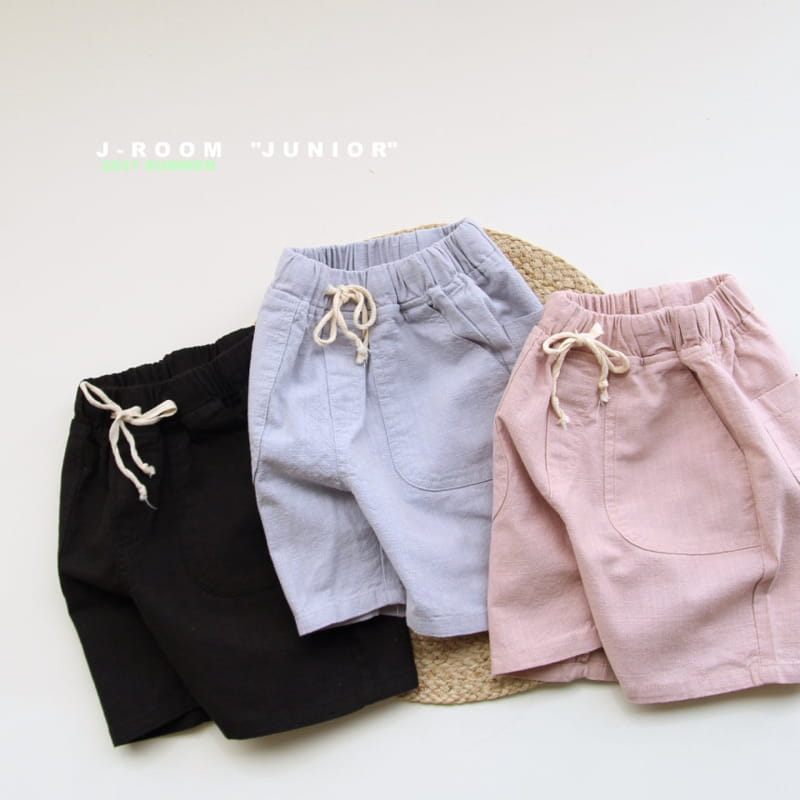 J-ROOM - Korean Children Fashion - #Kfashion4kids - Linen Shorts - 6