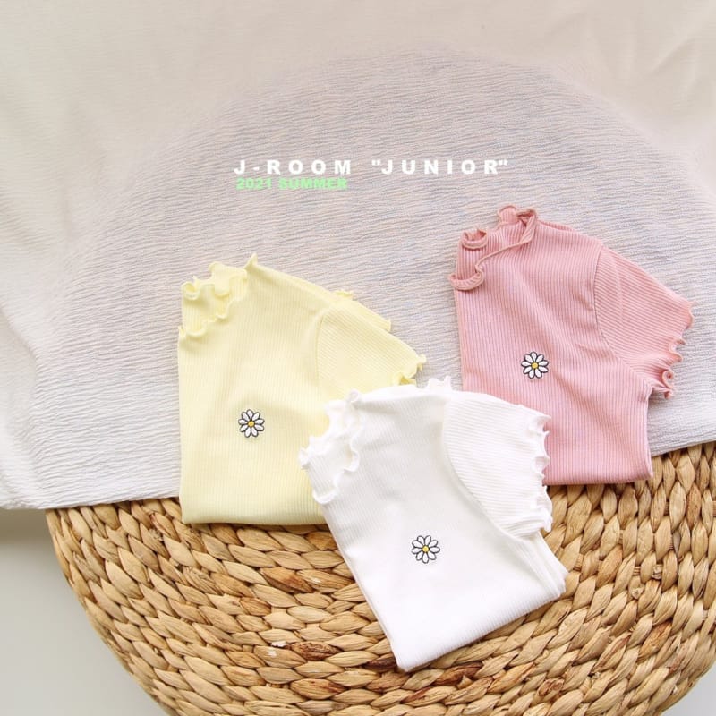 J-ROOM - Korean Children Fashion - #Kfashion4kids - Flower Wave Tee - 3