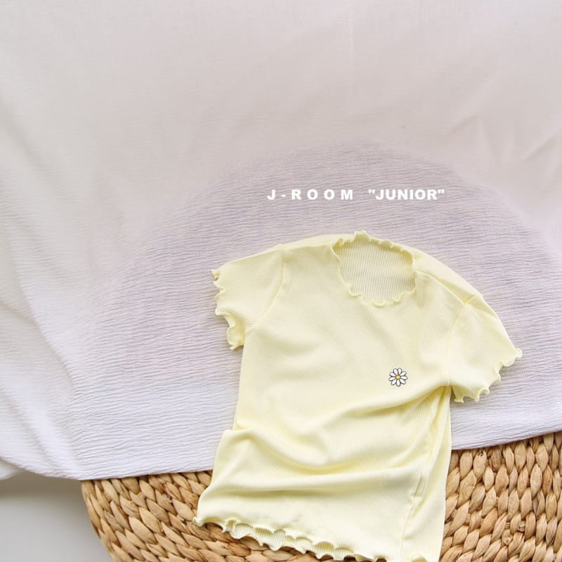J-ROOM - Korean Children Fashion - #Kfashion4kids - Flower Wave Tee - 6