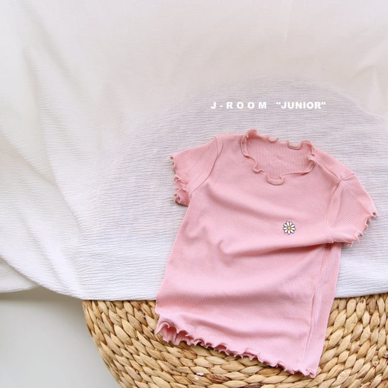 J-ROOM - Korean Children Fashion - #Kfashion4kids - Flower Wave Tee - 7