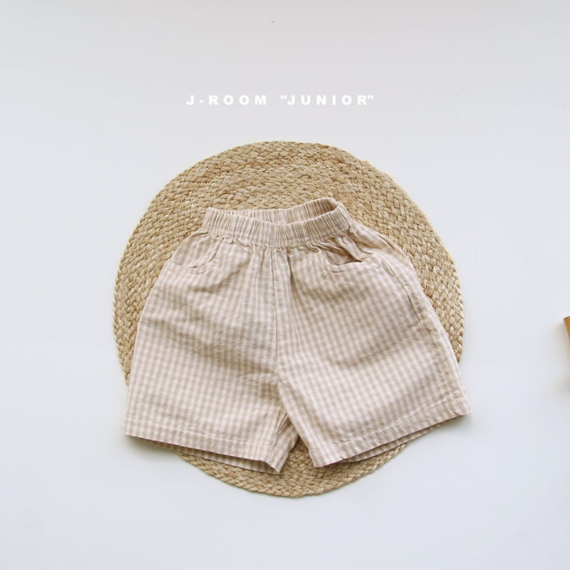 J-ROOM - Korean Children Fashion - #Kfashion4kids - Check Shorts - 3
